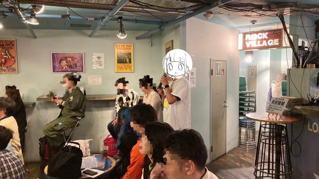 Nukosama-chan heckling from the audience